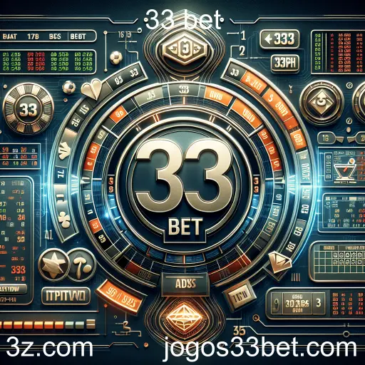 Imagem promocional da 33 bet mostrando a plataforma e suas vantagens